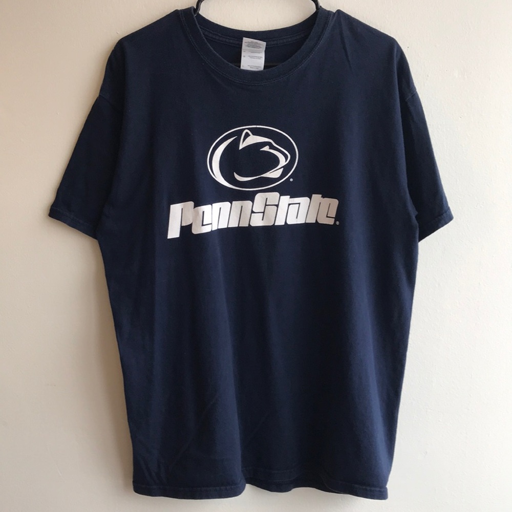 Navy Penn State Logo T-Shirt
WE ARE!
